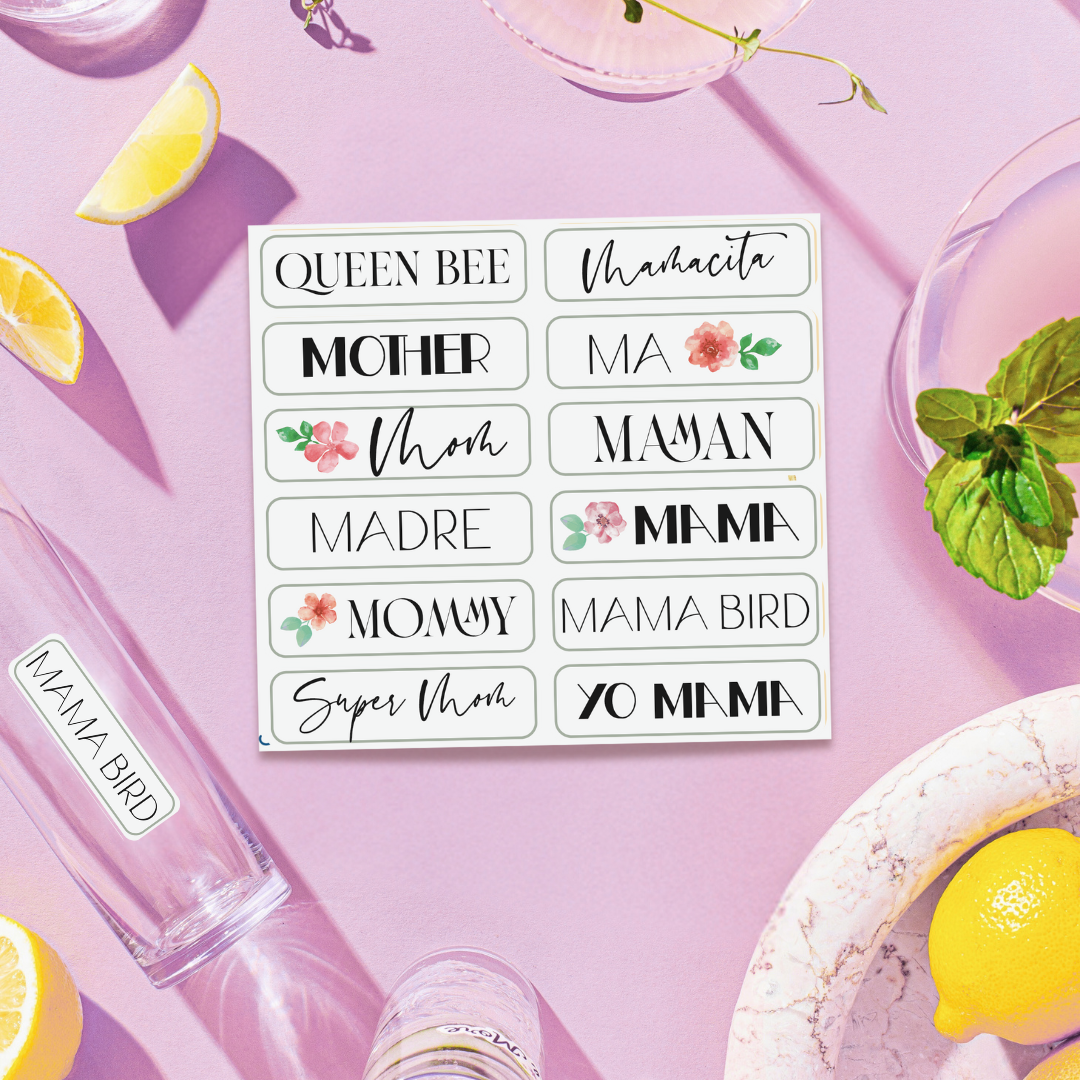 Mother's Day Drink Markers